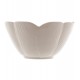 Bowl 16x8,5cm Decorativo De Cerâmica Banana Leaf Branco
